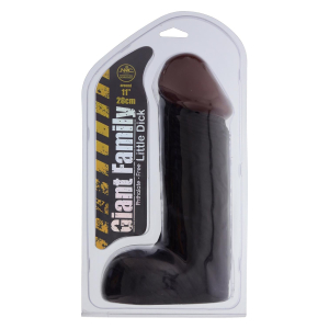 Duże czarne dildo Giant Family - Little Dick 11 ich