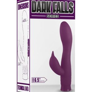 NMC 6.5 INCH RECHARGEABLE SILICONE 10 FUNCTIONS SPEED VIBRATOR PURPLE