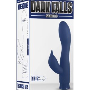 NMC 6.5 INCH RECHARGEABLE SILICONE 10 FUNCTIONS SPEED VIBRATOR BLUE