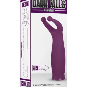 NMC 5 INCH RECHARGEABLE SILICONE 10 FUNCTIONS SPEED STIMULATOR PURPLE