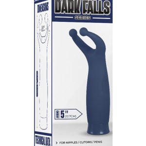 NMC 5 INCH RECHARGEABLE SILICONE 10 FUNCTIONS SPEED VIBRATOR BLUE