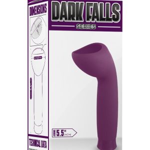 NMC 5.5 INCH RECHARGEABLE SILICONE 10 FUNCTIONS SPEED GLANS STIMULATOR PURPLE