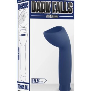 NMC 5.5 INCH RECHARGEABLE SILICONE 10 FUNCTIONS SPEED GLANS STIMULATOR BLUE