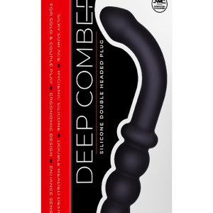NMC 6.5 INCH SILICONE DOUBLE HEADED PLUG BLACK