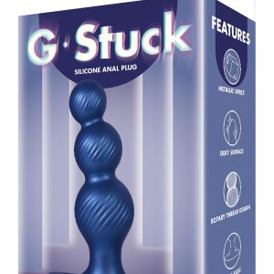 NMC 5 INCH SILICONE ANAL PLUG IN METALLIC BLUE