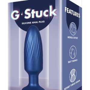 NMC 3.5 INCHSILICONE ANAL PLUG METALLIC BLUE