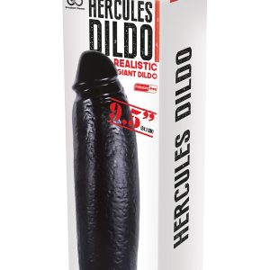 NMC 9.5 INCH PVC GIANT DILDO BLACK