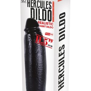 NMC 11.5 INCH PVC GIANT DILDO BLACK