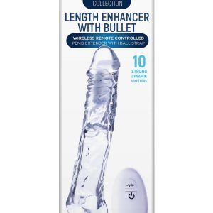 NMC 7.5 INCH TPE EXTENSION SLEEVE WITH 10 FUNCTION SPEED BULLET