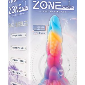 NMC 8 INCH SILICONE MONSTER DILDO GLOW IN THE DARK