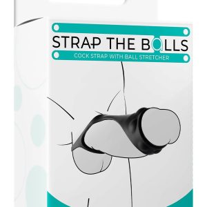 NMC SILICONE COCK STRAP WITH BALL STRETCHER BLACK