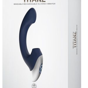 NMC SILICONE RECHARGEABLE VIBRATOR BLUE