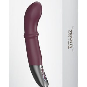 NMC 7 INCH SILICONE RECHARGEABLE VIBRATOR RUBINE RED
