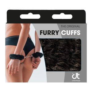 DREAM TOYS HANDCUFFS WITH PLUSH BLACK