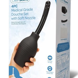 4 częściowy zestaw Cleanscene Medical Grade Douche Soft Nozzle 310 ml