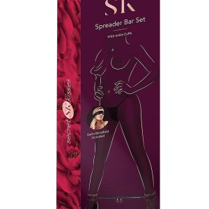 SECRET KISSES ROSEGASM SPREADER BAR SET WITH ANKLE CUFFS