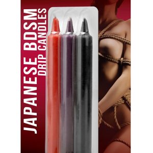 WHIPSMART 6.5 INCH JAPANESE BONDAGE DRIP CANDLES 3  PCS