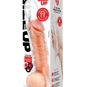 Nakładka na penisa Size Up Clear View Extra Girthy