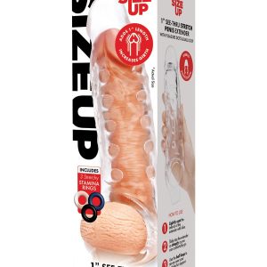 Przezroczysta nakładka na penisa Size Up Clear View