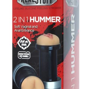 Masturbator Realstuff 2 w 1 Hummer - Odbyt i pochwa