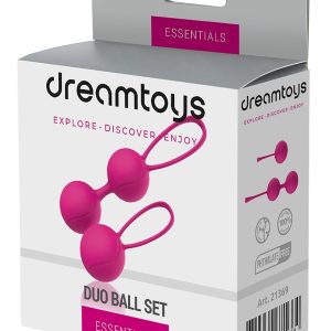 Zestaw różowych kulek gejszy Pleasure Balls amp Eggs Duo Ball