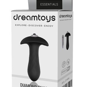 Wibracyjny korek analny z diamentem Cheeky Love