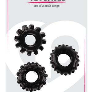 Zestaw 3 pierścieni na penisa All Time Favorites