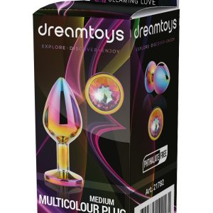 Średnia wtyczka analna Gleaming Love Multicolor