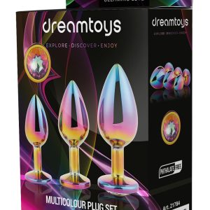 Zestaw korków analnych Gleaming Love Multicolour