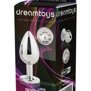 Duża wtyczka analna Gleaming Love Silver