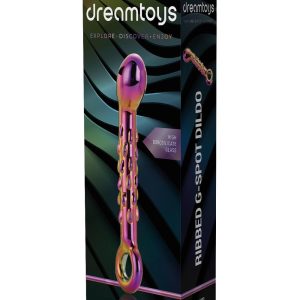 Szklane dildo Glamour Ribbed G-Spot