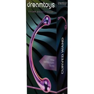 Zakrzywione dildo Glamour Glass Curved Wand
