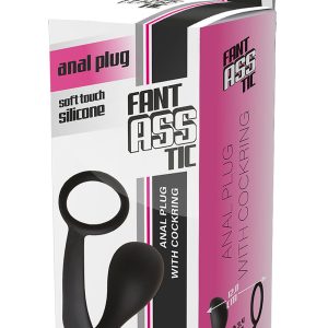 Korek analny z pierścieniem na penisa FANTASSTIC