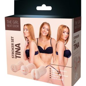 Zestaw 3 masturbatorów Tina