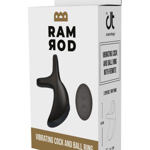 Ramrod Vibrating Cock and Ball Ring with remote