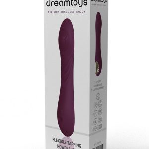 Fioletowy wibrator Essentials Flexible Tapping Power