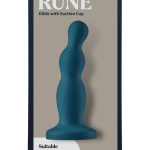 BOLD. RUNE  DILDO WITH SUCTION CUP RUNE  WITH 6 INCH DILDO