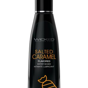 WICKED AQUA SALTED CARAMEL FLAVORED LUBRICANT 120ML