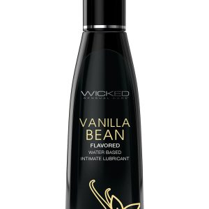 WICKED AQUA VANILLA BEAN FLAVORED LUBRICANT 120ML