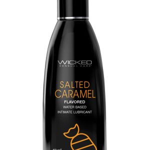 WICKED AQUA SALTED CARAMEL FLAVORED LUBRICANT 60ML