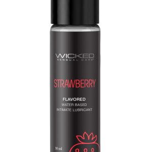 Lubrykant na bazie wody Wicked Aqua Strawberry Flavored 30 ml