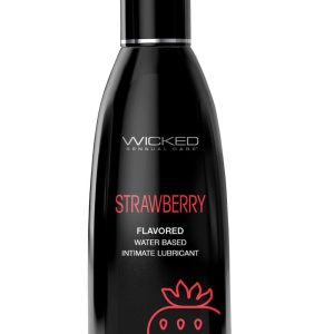 WICKED AQUA STRAWBERRY FLAVORED LUBRICANT 60ML