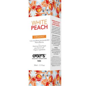 Rozgrzewający żel do masażu Exsens White Peach Organic 50 ml