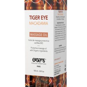 Ochronny olejek do masażu Exsens Organic Massage Tiger Eye Maxadamia 100 ml