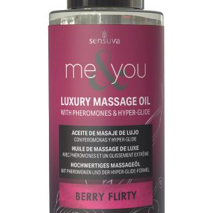 SENSUVA ME AND YOU MASSAGE OIL BERRY FLIRTY  59ML