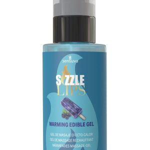 SENSUVA SIZZLE LIPS WARMING GEL BLUEBERRY ICE POP 59ML