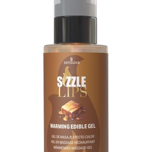 SENSUVA SIZZLE LIPS WARMING GEL SALTED CARAMEL 59ML