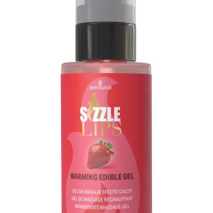 SENSUVA SIZZLE LIPS WARMING GEL STRAWBERRY 59ML