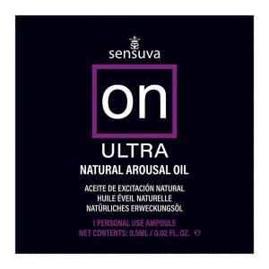 SENSUVA ON ULTRA AROUSAL OIL SINGLE USE AMPOULE