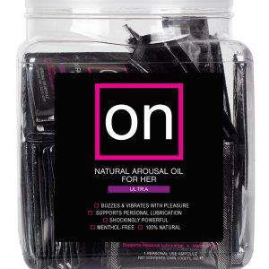 SENSUVA ON ULTRA AROUSAL OIL 75 PIECE SINGLE USE TUB